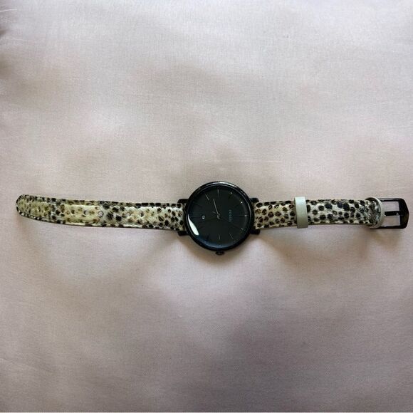 FOSSIL Women\'s Jacqueline Animal Print Leather Strap Watch 36mm main image 11